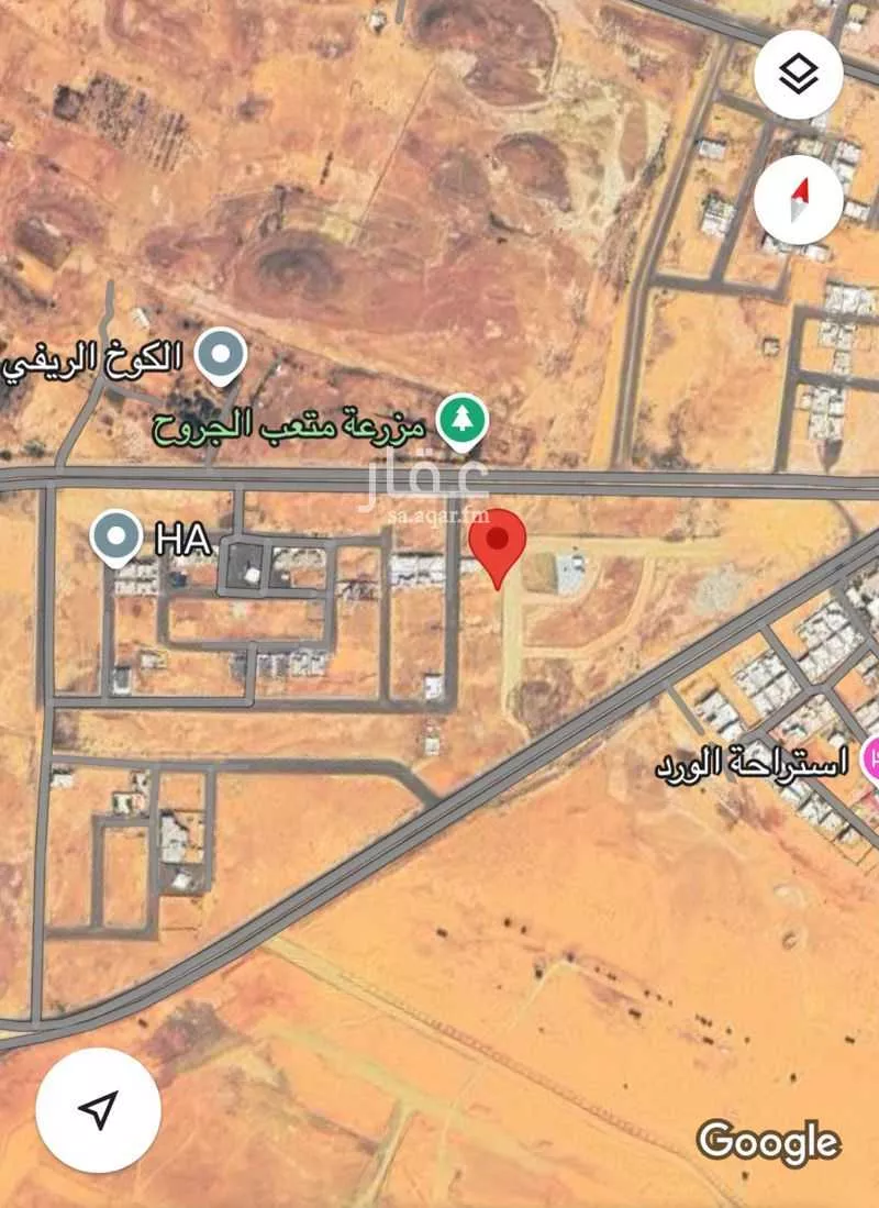 أرض للبيع في شارع شارع اللقائط, حي الواحة, مدينة سكاكا, منطقة الجوف 1 صورة