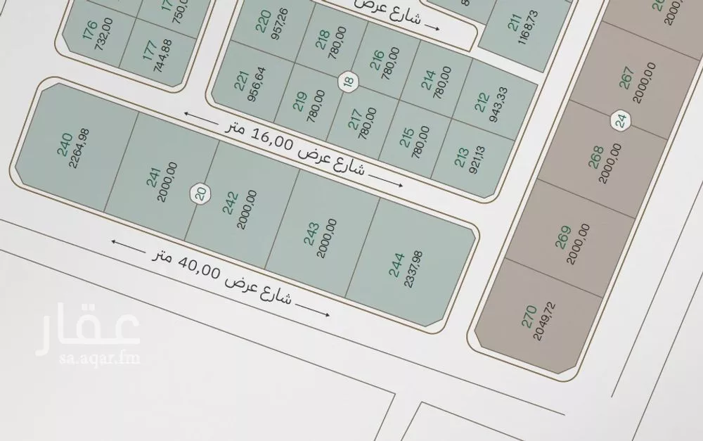 أرض للبيع في شارع الامام محمد بن عبد الوهاب, حي طيبة, مدينة الدمام, المنطقة الشرقية 1 صورة