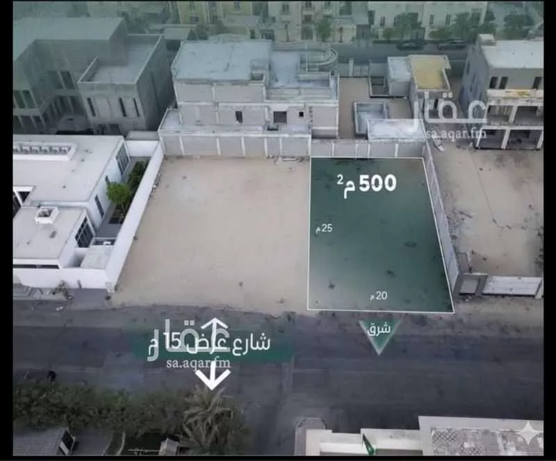 أرض للبيع في شارع سعد بن زيد الاشهلي, حي الأندلس, مدينة الخبر, المنطقة الشرقية 1 صورة