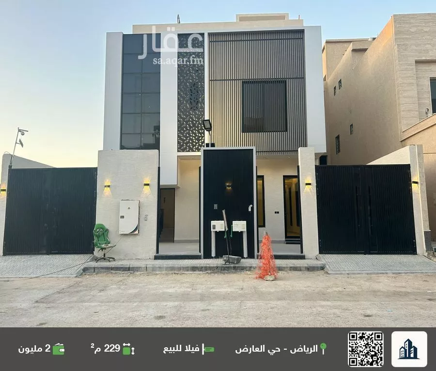 فيلا للبيع في شارع سليمان بن مراد, حي العارض, مدينة الرياض, منطقة الرياض 1 صورة