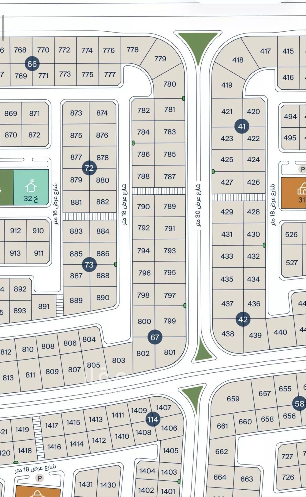 أرض للبيع في شارع 30 السيف, حي السيف, مدينة الدمام, المنطقة الشرقية 1 صورة