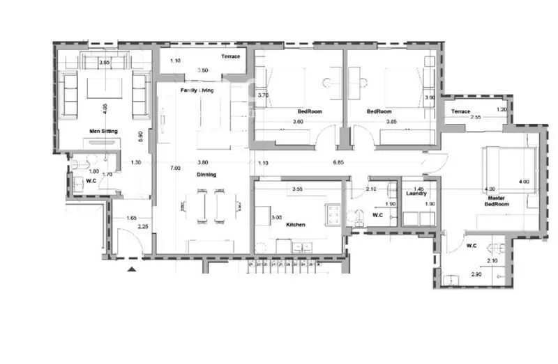 شقة للإيجار في الدمام 1 صورة