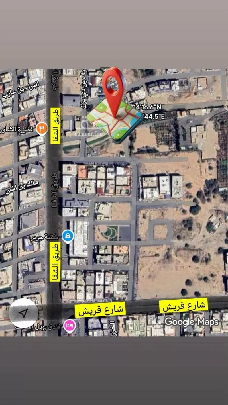 أرض للبيع في شارع السداد 19, حي السداد, مدينة امارة منطقة مكة المكرمة - الطائف, منطقة مكة المكرمة 1 صورة
