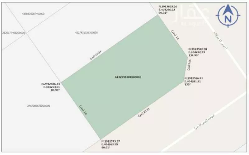 أرض للبيع في شارع النوخذة ، حي القرية الثانية ، الدمام ، الدمام 1 صورة