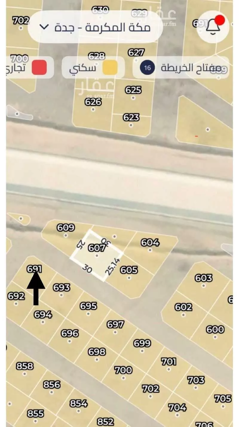 أرض للبيع في حي البشائر, مدينة جدة, منطقة مكة المكرمة 1 صورة