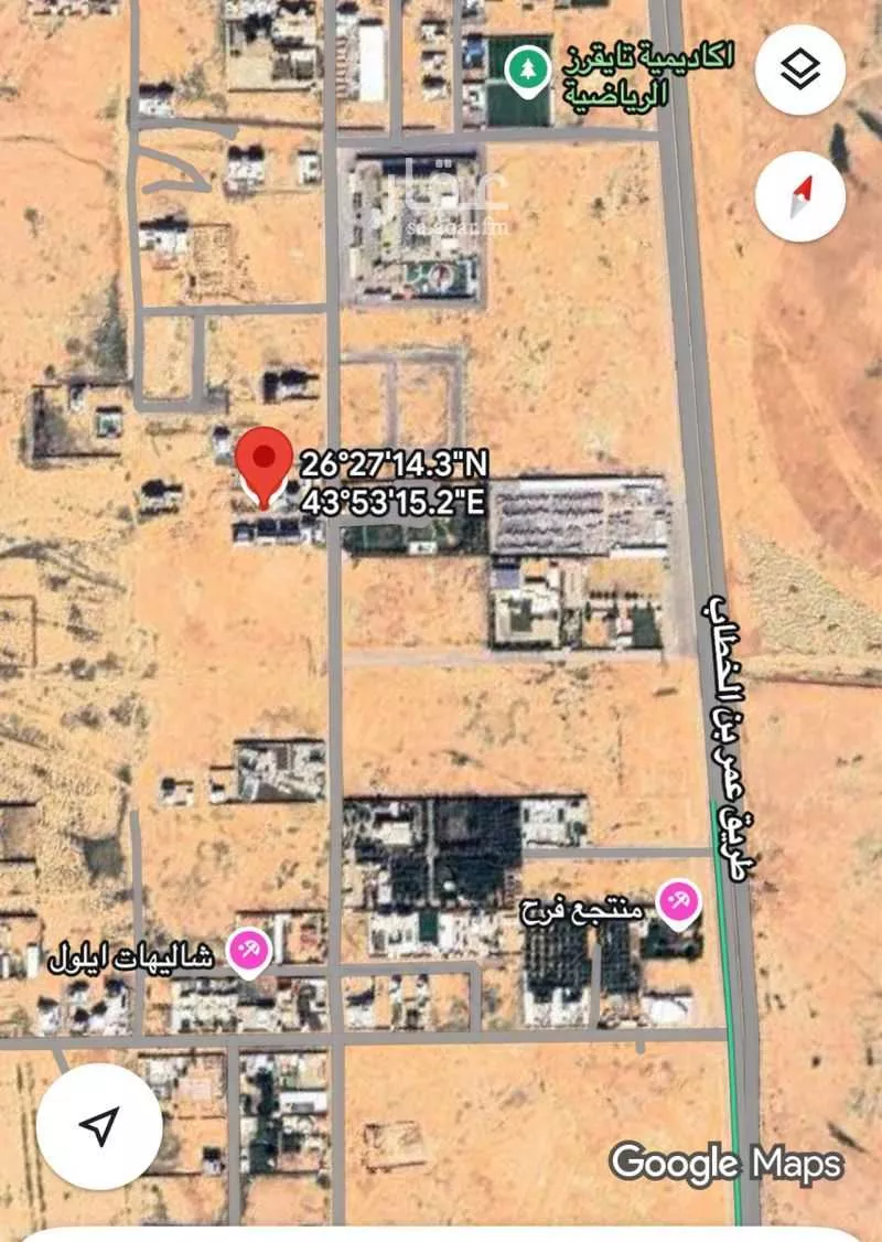 أرض للبيع في حي النور, مدينة بريدة, منطقة القصيم 1 صورة