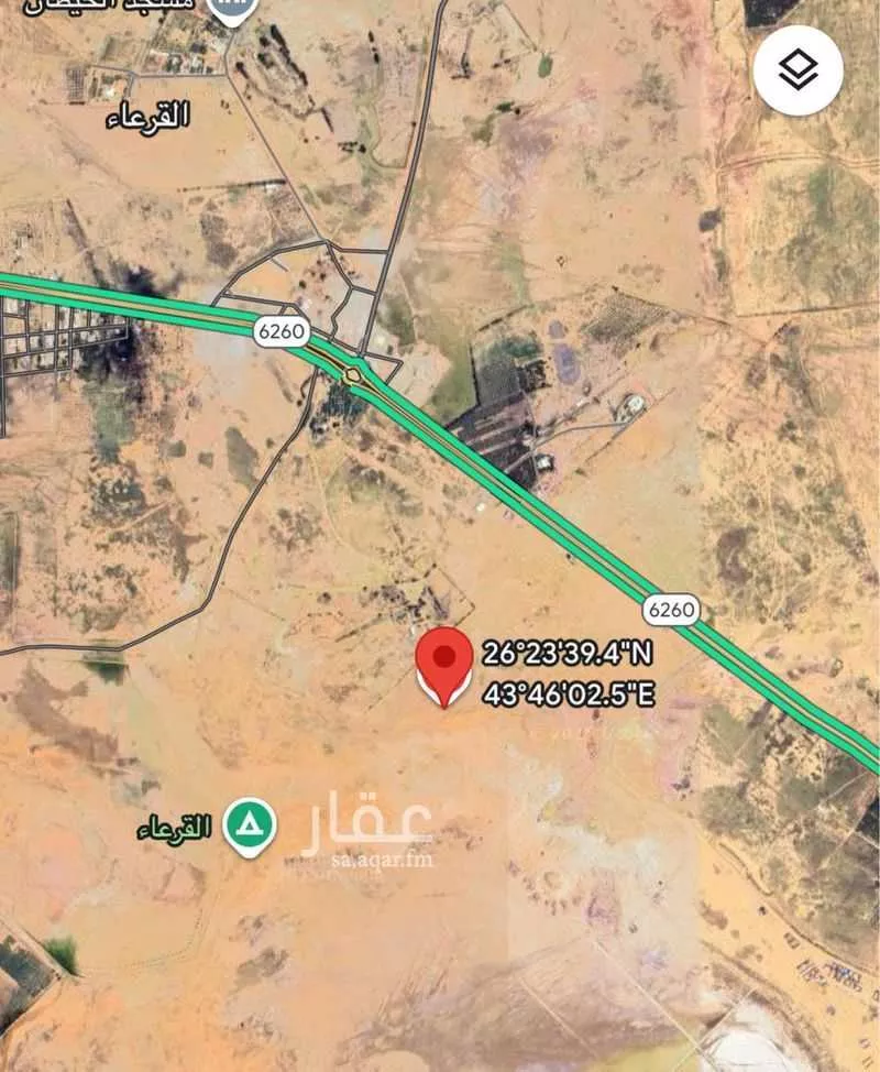 أرض للبيع في شارع جنوبي, حي القرعاء, مدينة القرعاء, منطقة القصيم 1 صورة