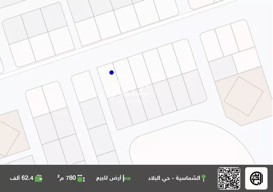 أرض للبيع في شارع شمالي, مدينة النبقيه, منطقة القصيم 1 صورة