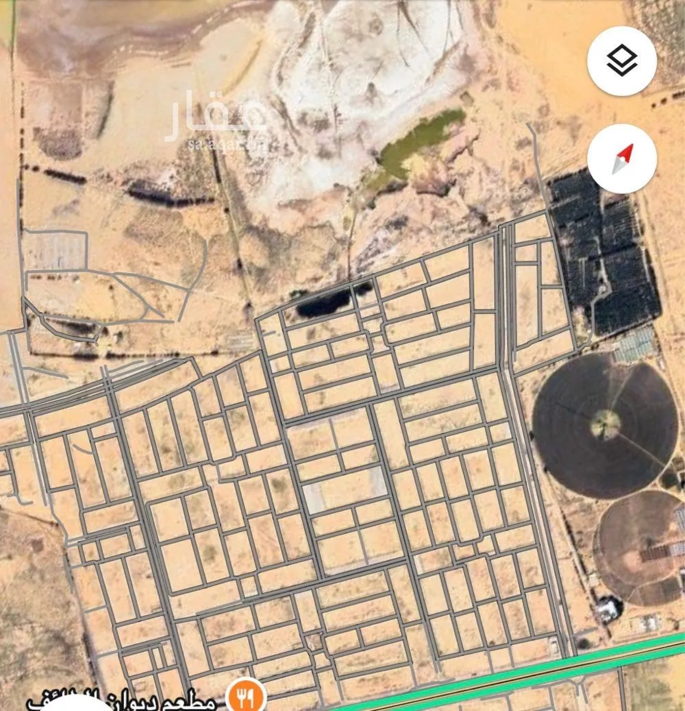 أرض للبيع في شارع المفرق وكمب الطرق 1590, حي الليوان, مدينة بريدة, منطقة القصيم 1 صورة