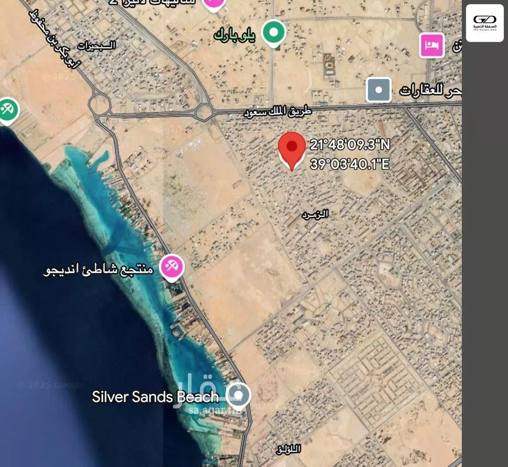 أرض للبيع في شارع الشريف غالب بن مساعد, حي الزمرد, مدينة جدة, منطقة مكة المكرمة 1 صورة