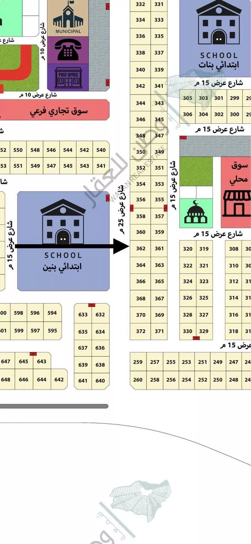 أرض للبيع في شارع مطرف الهلالي, حي الأمراء, مدينة الاحساء, المنطقة الشرقية 1 صورة
