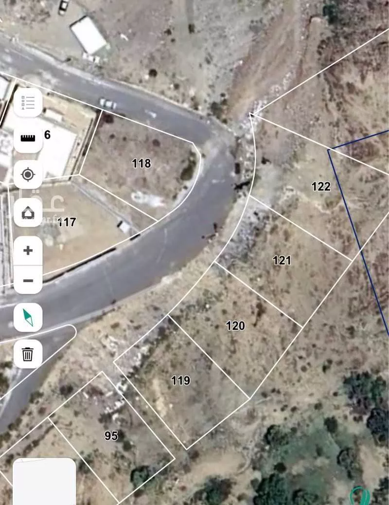 أرض للبيع في شارع العام, حي النسيم, مدينة الباحة, منطقة الباحة 1 صورة