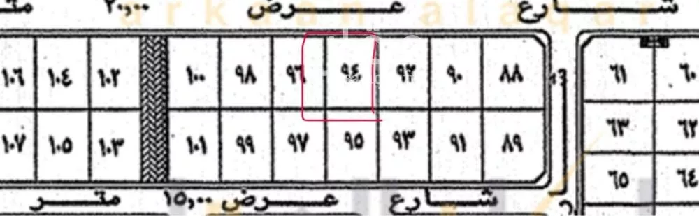 أرض للبيع في شارع اللاذقيه, حي الورود الثالث, مدينة الاحساء, المنطقة الشرقية 1 صورة