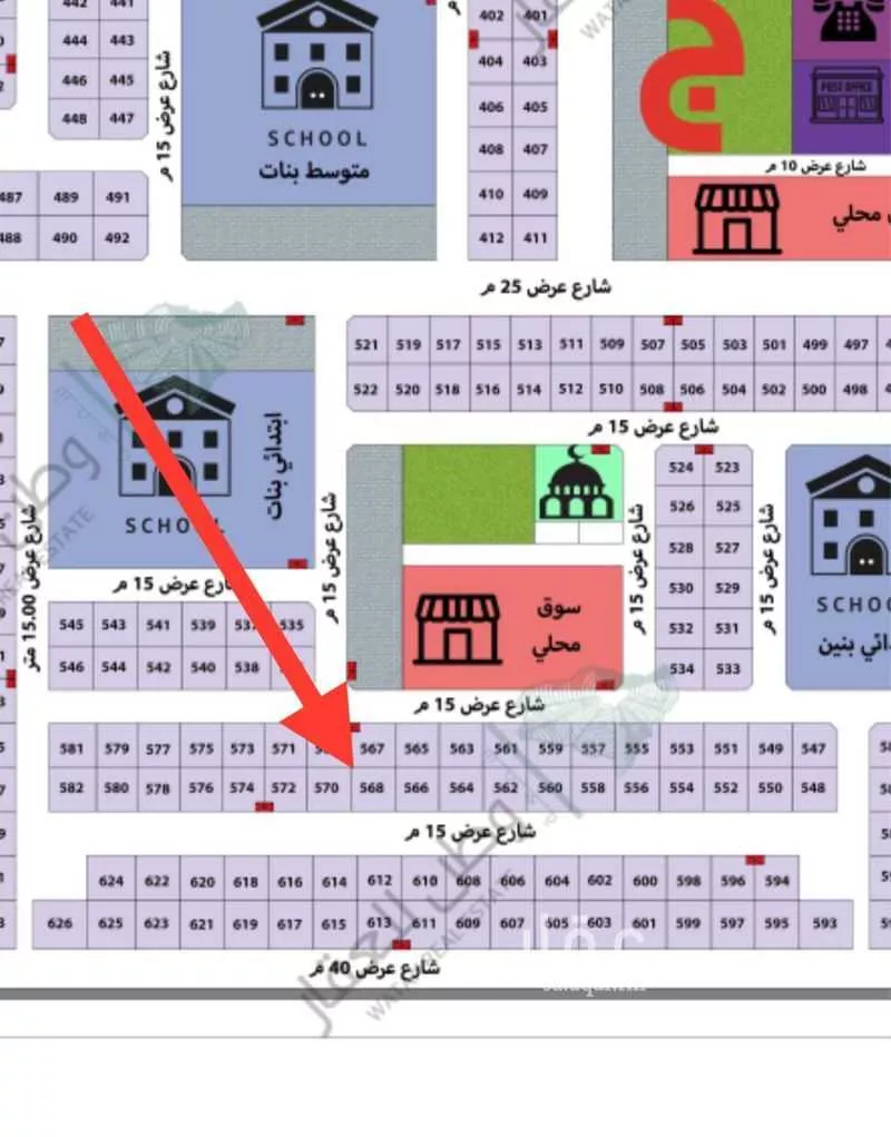 أرض للبيع في حي الأمراء, مدينة الاحساء, المنطقة الشرقية 1 صورة