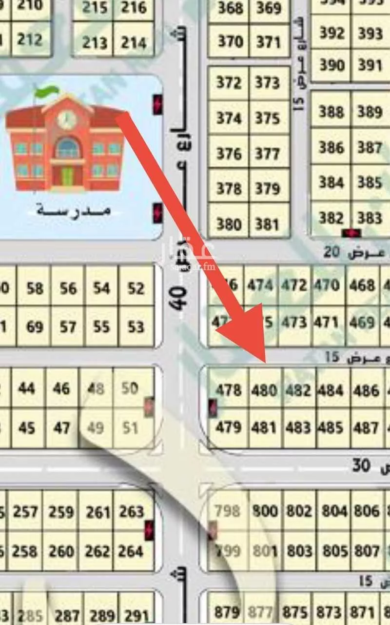 أرض للبيع في حي الرياض الثاني, مدينة الاحساء, المنطقة الشرقية 1 صورة