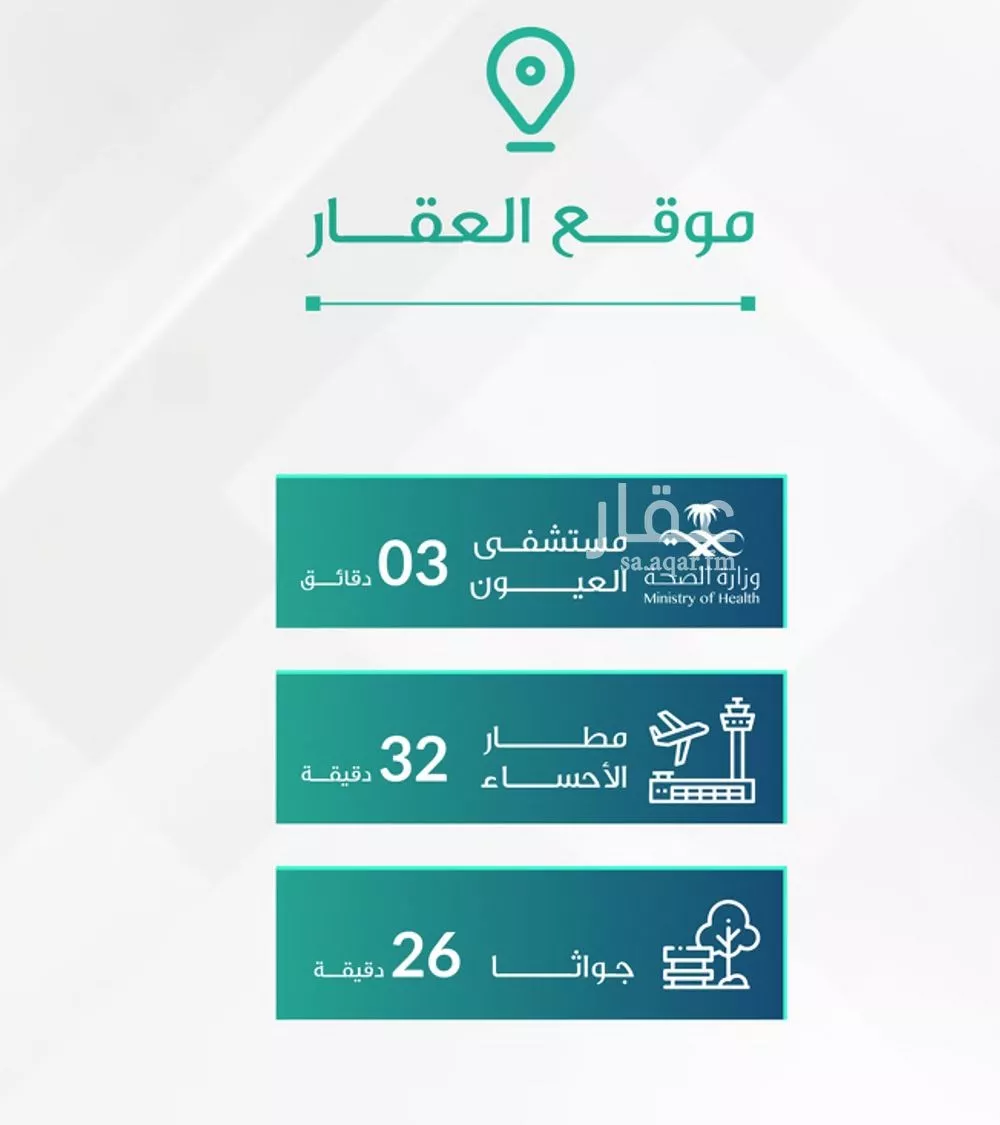أرض للإيجار في حي ضاحية الامير سلطان الشمالية, مدينة العيون, المنطقة الشرقية 1 صورة