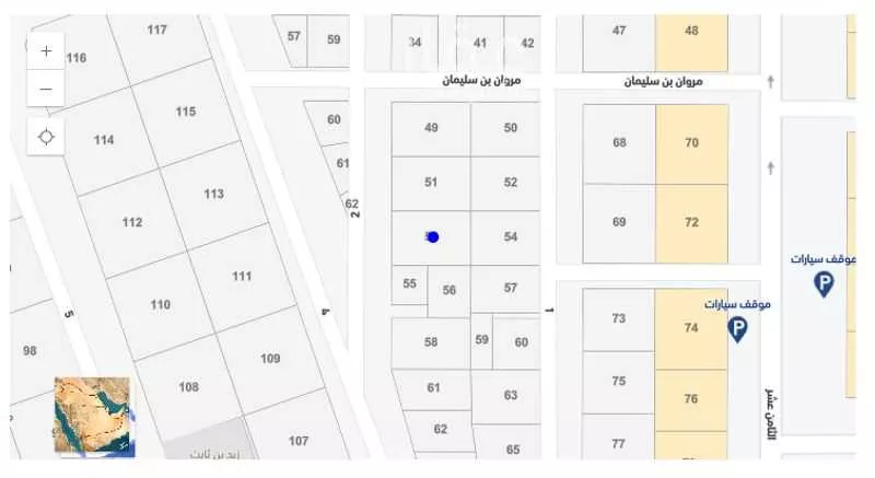 أرض للبيع في حي النخيل, مدينة الدمام, المنطقة الشرقية 1 صورة