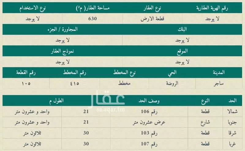 أرض للبيع في حي الصناعية, مدينة ساجر, منطقة الرياض 1 صورة