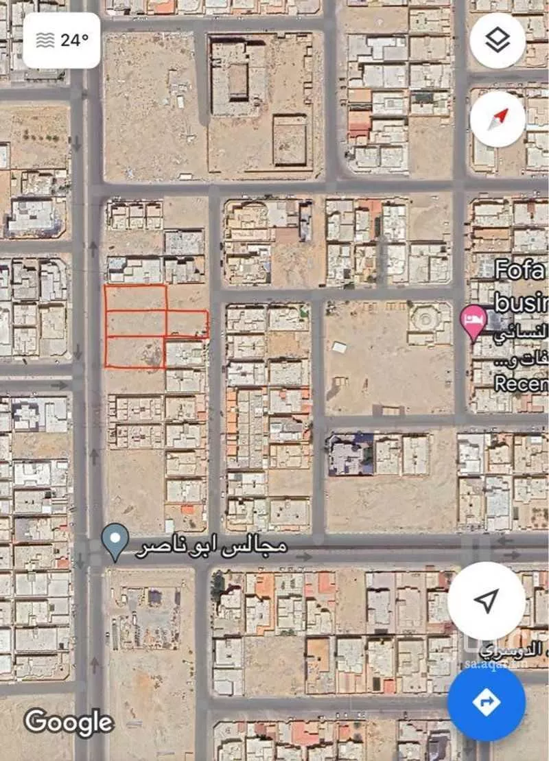 أرض للبيع في شارع عين راسية, حي السلمانية الرابع, مدينة الاحساء, المنطقة الشرقية 1 صورة