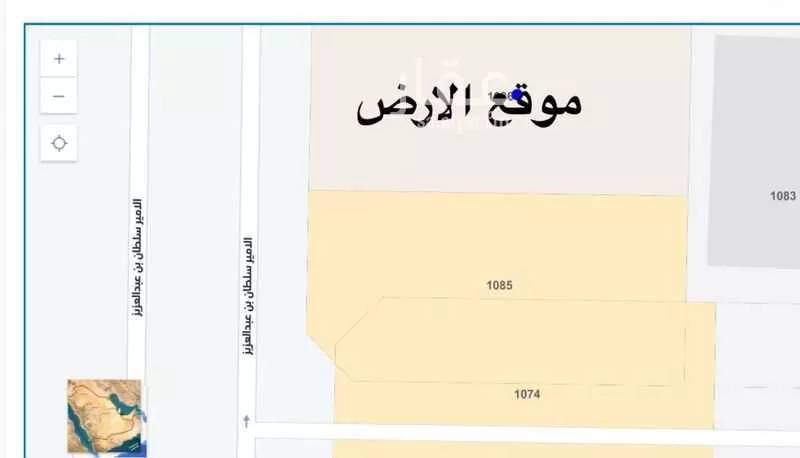 أرض للبيع في شارع الامير سلطان ابن عبدالعزيز, حي المنتزة, مدينة عيون الجواء, منطقة القصيم 1 صورة