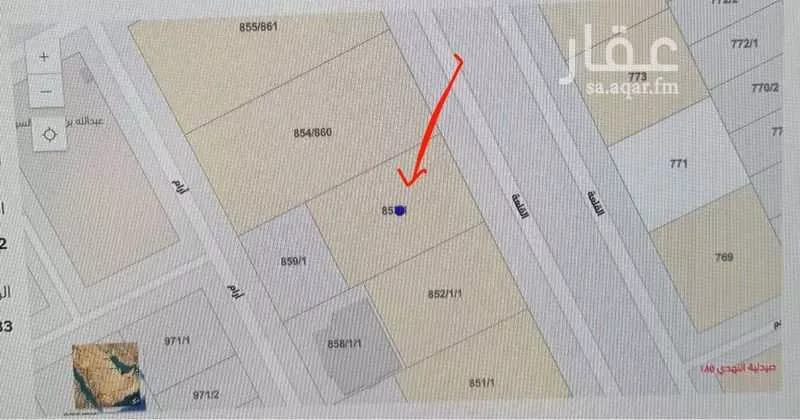 أرض للبيع في شارع القلعة, حي الياسمين, مدينة الرياض, منطقة الرياض 1 صورة