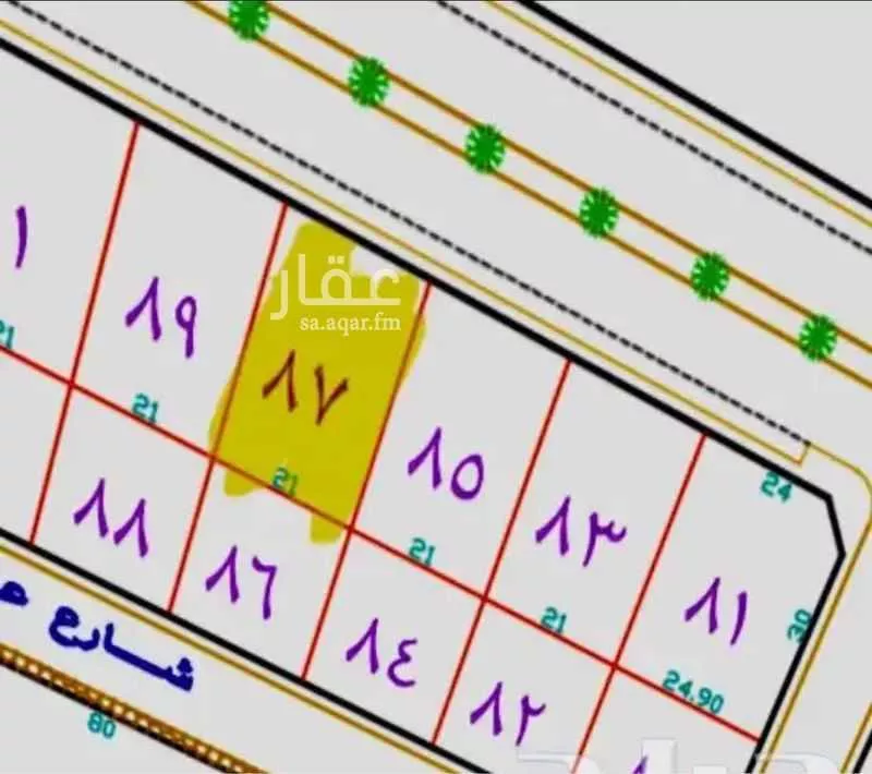 أرض للبيع في شارع عقبه بن نافع, حي اليرموك, مدينة حفر الباطن, المنطقة الشرقية 1 صورة