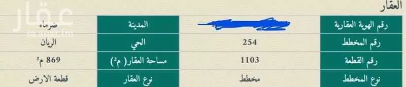 أرض للبيع في شارع 5629719, حي الريان, مدينة ضرما, منطقة الرياض 1 صورة