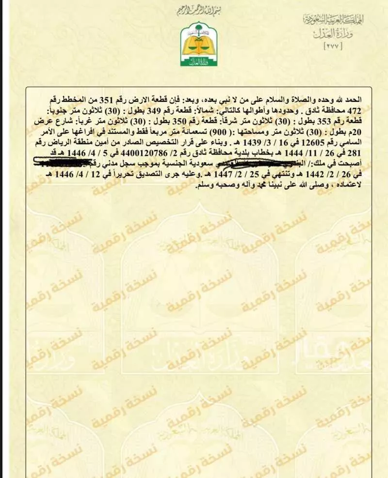 أرض للبيع في شارع رويضه السهول 26 ، رويضة السهول ، ثادق 1 صورة