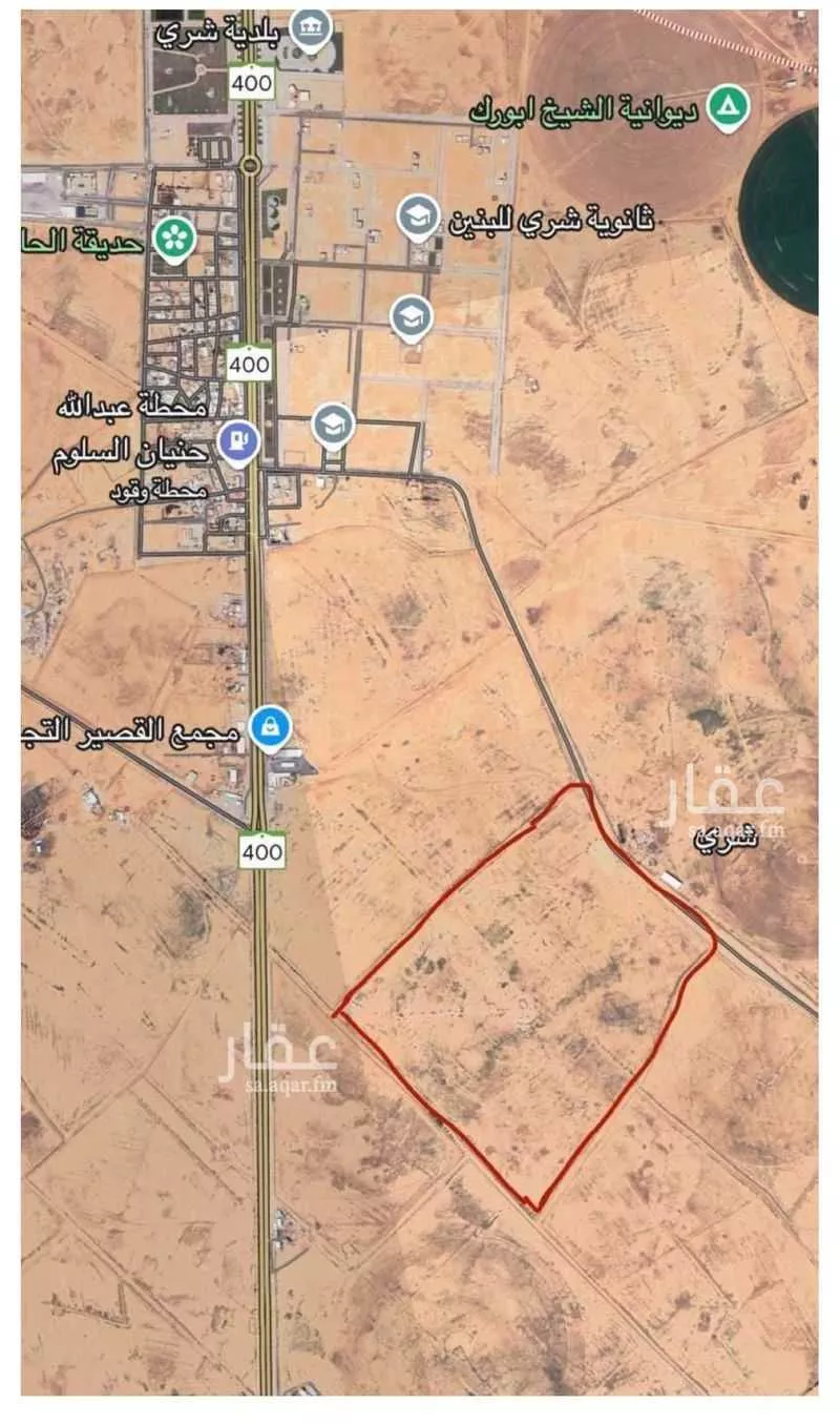 أرض للبيع في شارع حائل القصيم, حي شرى, مدينة شرى, منطقة القصيم 1 صورة