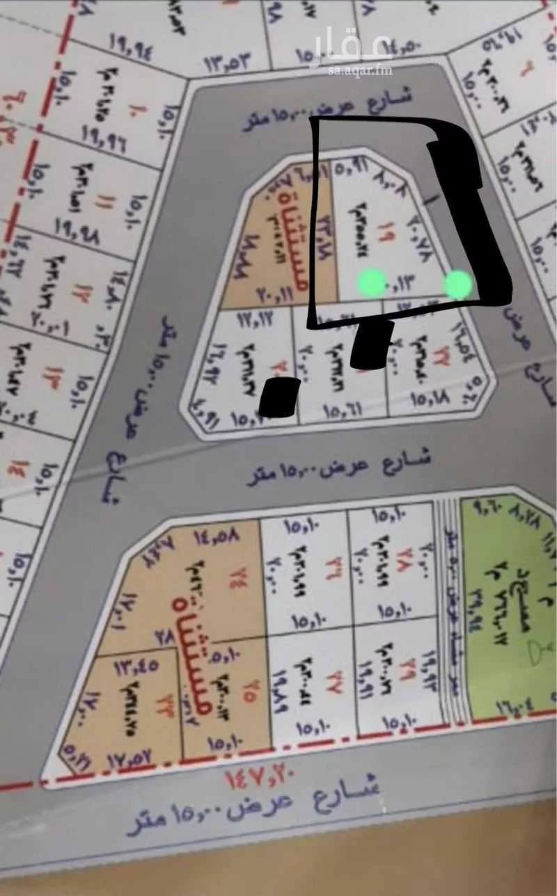 أرض للبيع في شارع 8140151, حي الوادي, مدينة عنيزه, منطقة القصيم 1 صورة