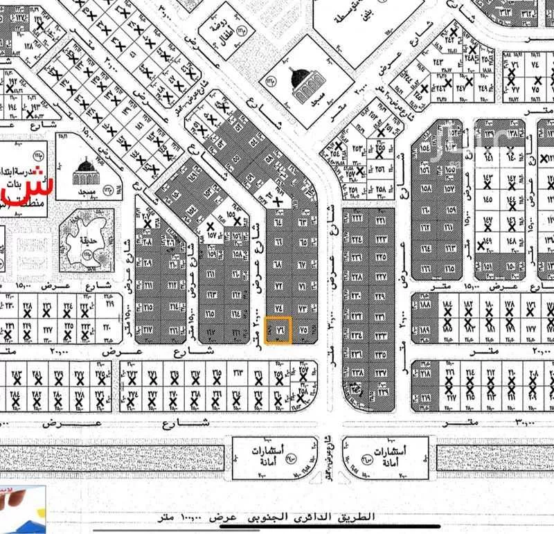 أرض للبيع في شارع 3343802, حي الورود الثاني, مدينة الاحساء, المنطقة الشرقية 1 صورة