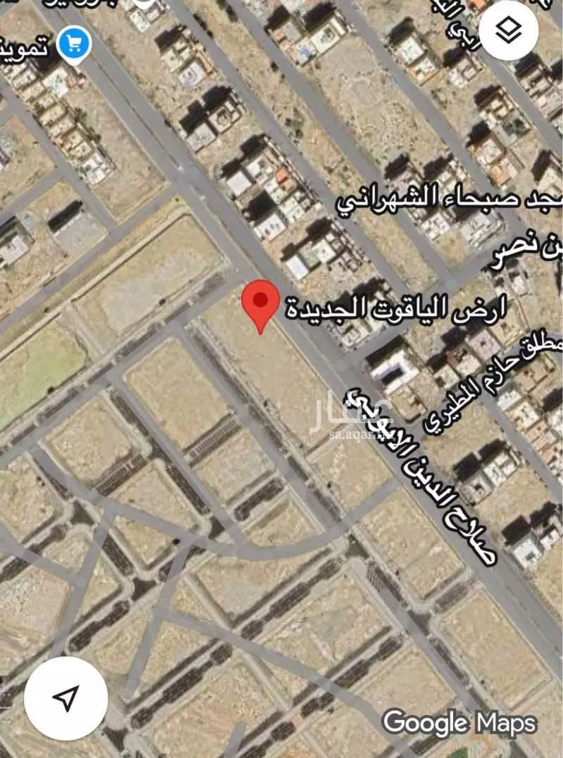 أرض للإيجار في شارع صلاح الدين الايوبي, حي الياقوت, مدينة جدة, منطقة مكة المكرمة 1 صورة