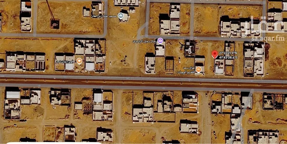 أرض للبيع في شارع حسن علي عثمان مباركي, حي المدائن, مدينة حائل, منطقة حائل 1 صورة
