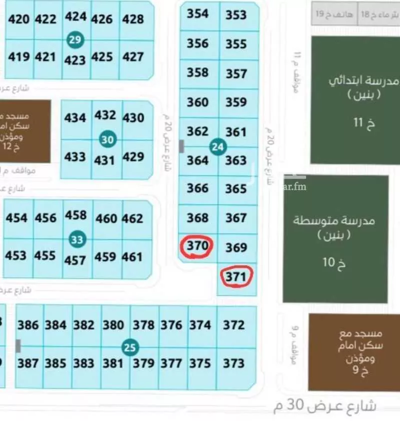 أرض للبيع في شارع العنبر, حي السيف, مدينة الدمام, المنطقة الشرقية 1 صورة