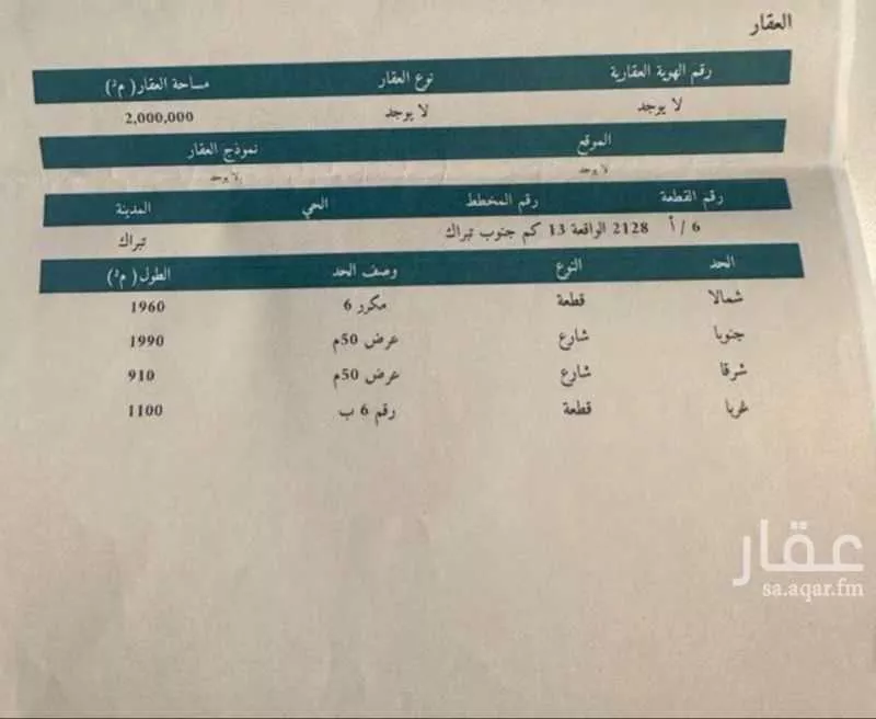 أرض للبيع في المملكة العربية السعودية 1 صورة