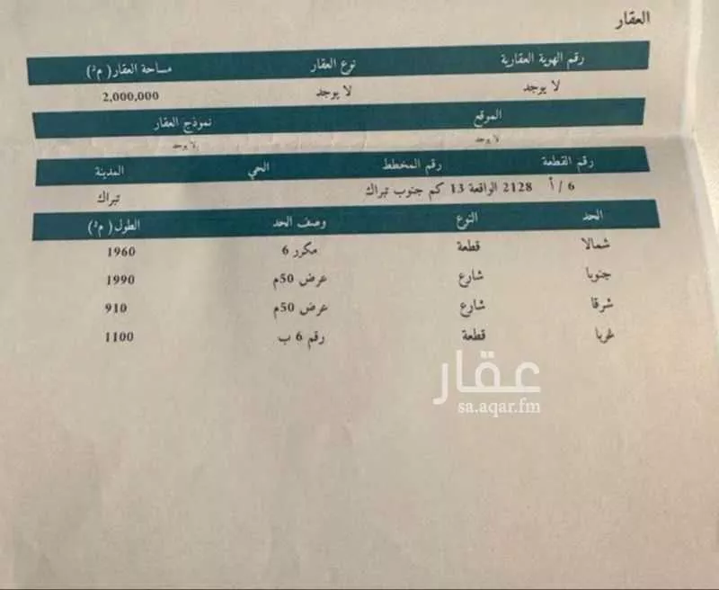 مزرعة للبيع في المملكة العربية السعودية 1 صورة