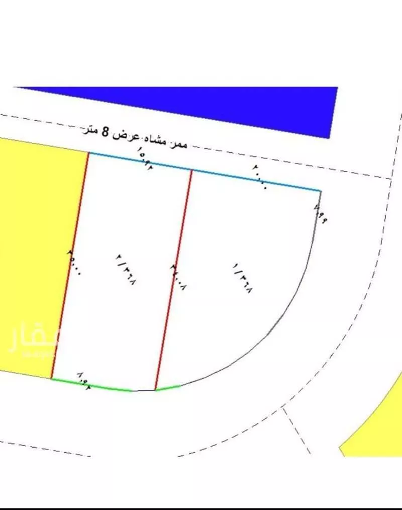 أرض للبيع في شارع نجم الدين الايوبي, حي الكوثر, مدينة الخبر, المنطقة الشرقية 1 صورة