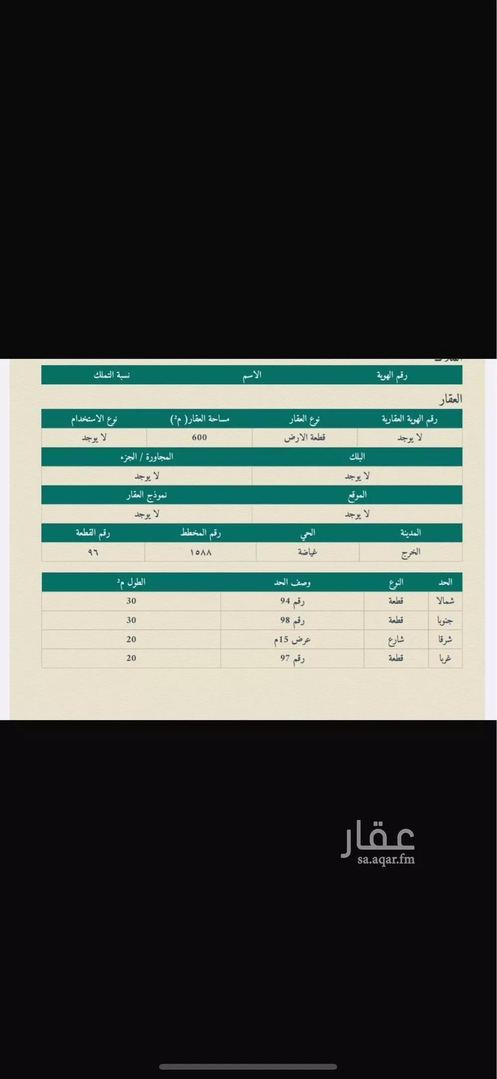 أرض للبيع في شارع رضوان, حي غياضة, مدينة الخرج, منطقة الرياض 1 صورة
