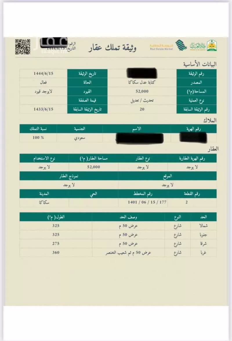 أرض للإيجار في شارع مزارع الفياض, حي مزارع الفياض, مدينة مزارع الفياض, منطقة الجوف 1 صورة