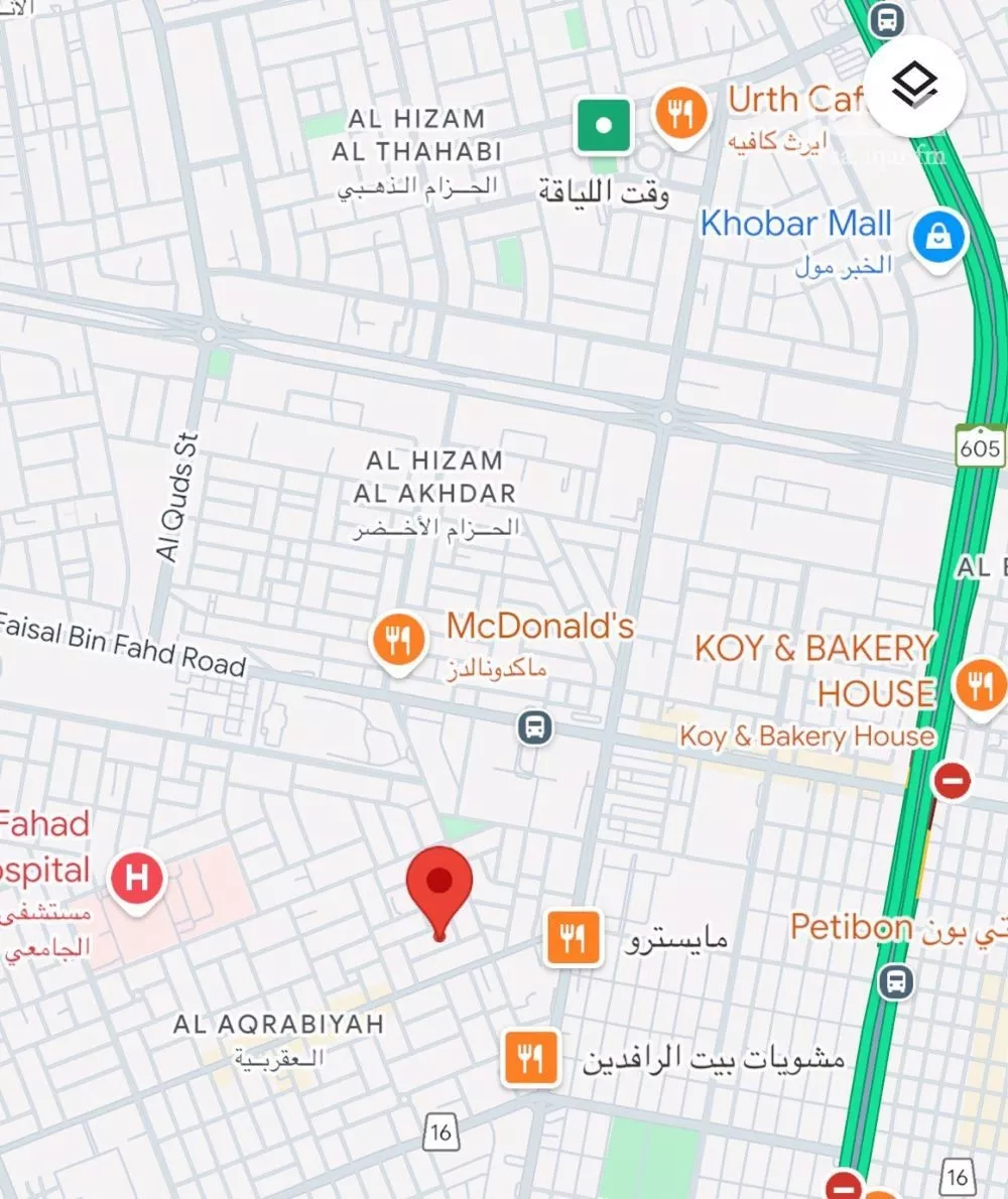 أرض للبيع في شارع 16ا, حي العقربية, مدينة الخبر, المنطقة الشرقية 1 صورة