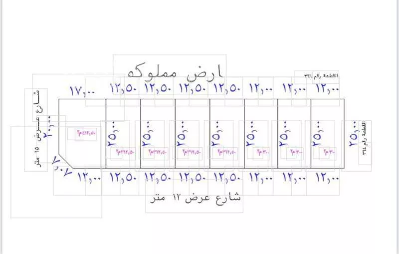 أرض للبيع في شارع القادسية 99, حي القادسية, مدينة البدائع, منطقة القصيم 1 صورة