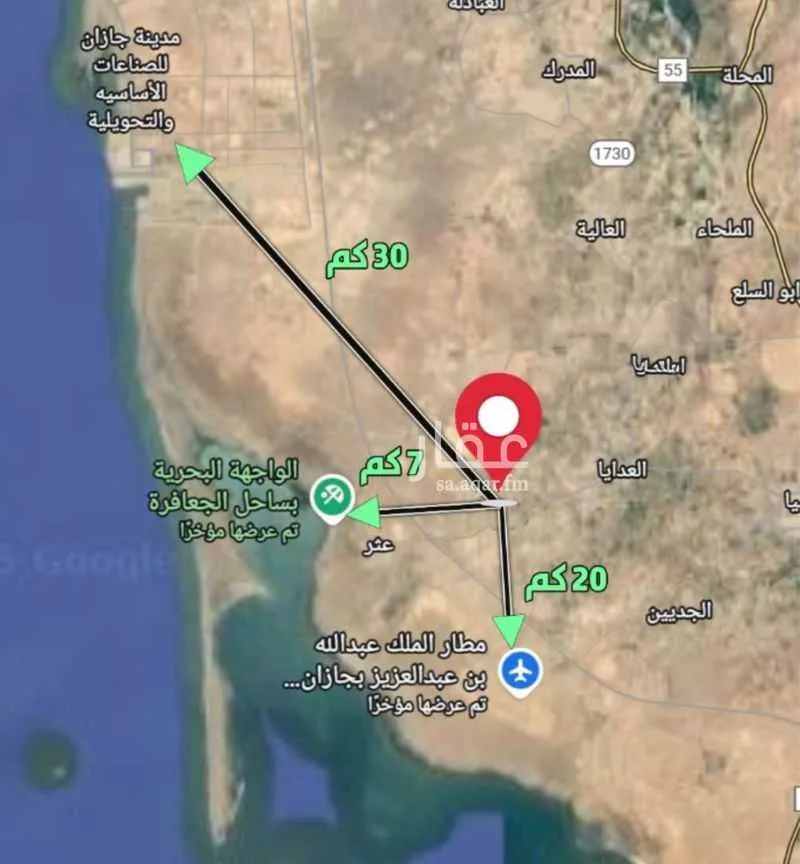 مزرعة للبيع في مدينة وجه الحسن, منطقة جازان 1 صورة