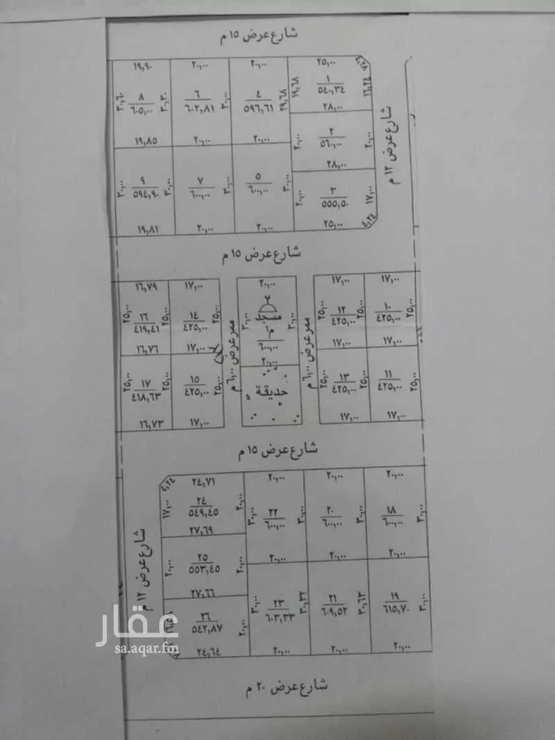 أرض للبيع في شارع القدس 3 ، حي النخيل ، البدائع ، البدائع 1 صورة