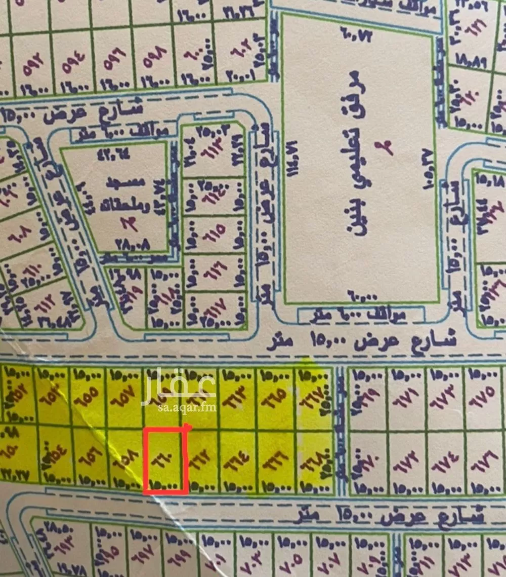 أرض للبيع في شارع 5910175, حي التيسير, مدينة بريده, منطقة القصيم 1 صورة