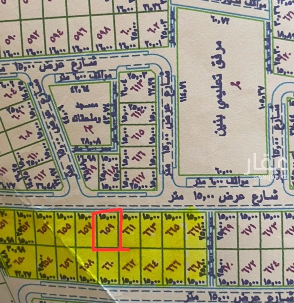 أرض للبيع في شارع 6034440, حي التيسير, مدينة بريده, منطقة القصيم 1 صورة