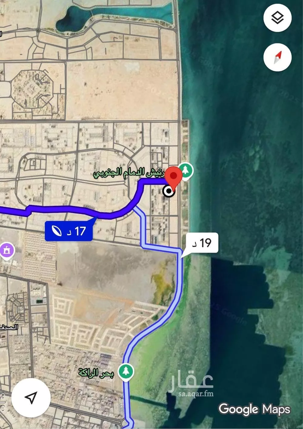 أرض للبيع في شارع الكورنيش, حي السيف, مدينة الدمام, المنطقة الشرقية 1 صورة