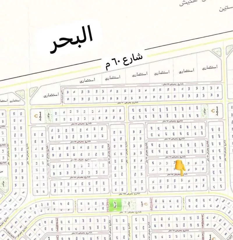 أرض للبيع في حي الشاطئ 3, مدينة القنفذه, منطقة مكة المكرمة 1 صورة