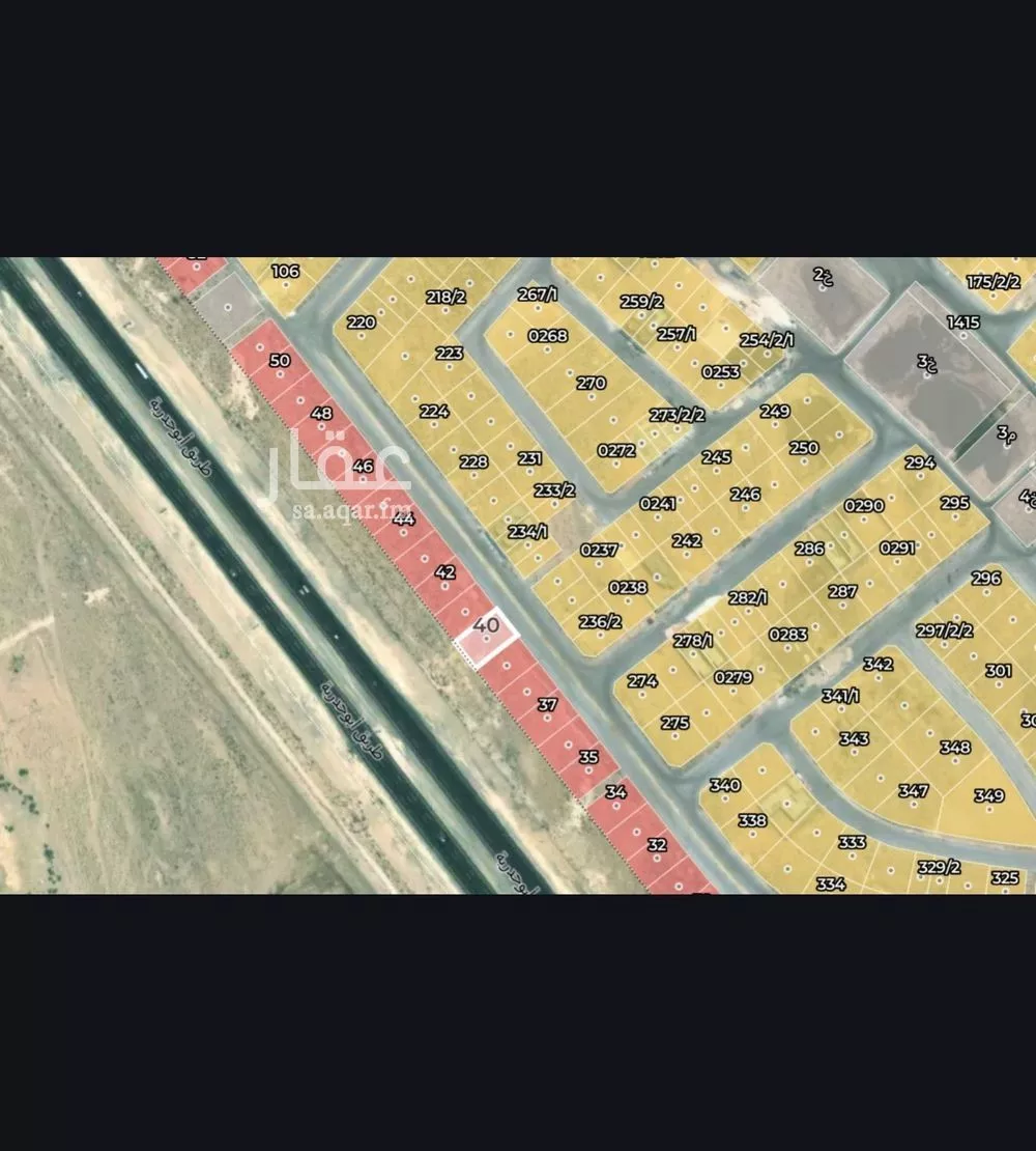 أرض للبيع في شارع القادسية, حي الروابي, مدينة القطيف, المنطقة الشرقية 1 صورة