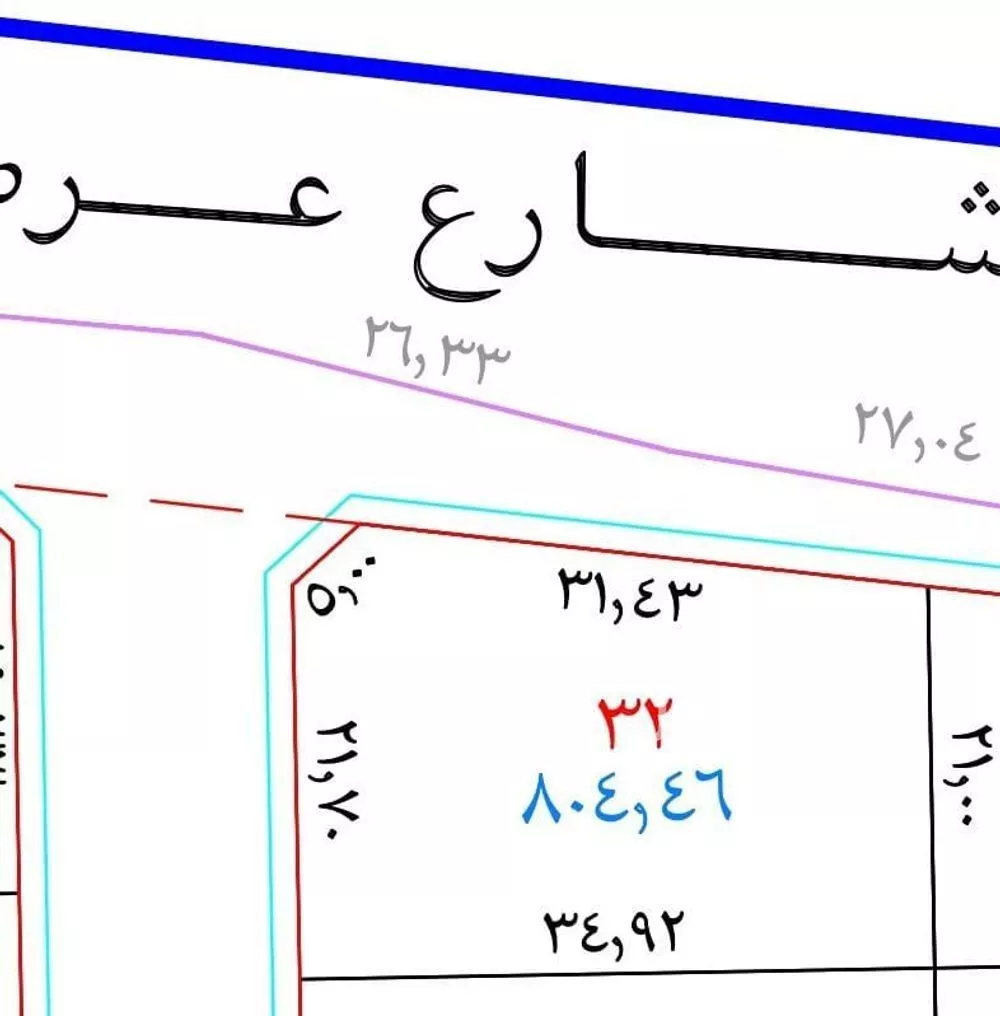أرض للبيع في حي الرحبة, مدينة الطائف, منطقة مكة المكرمة 1 صورة