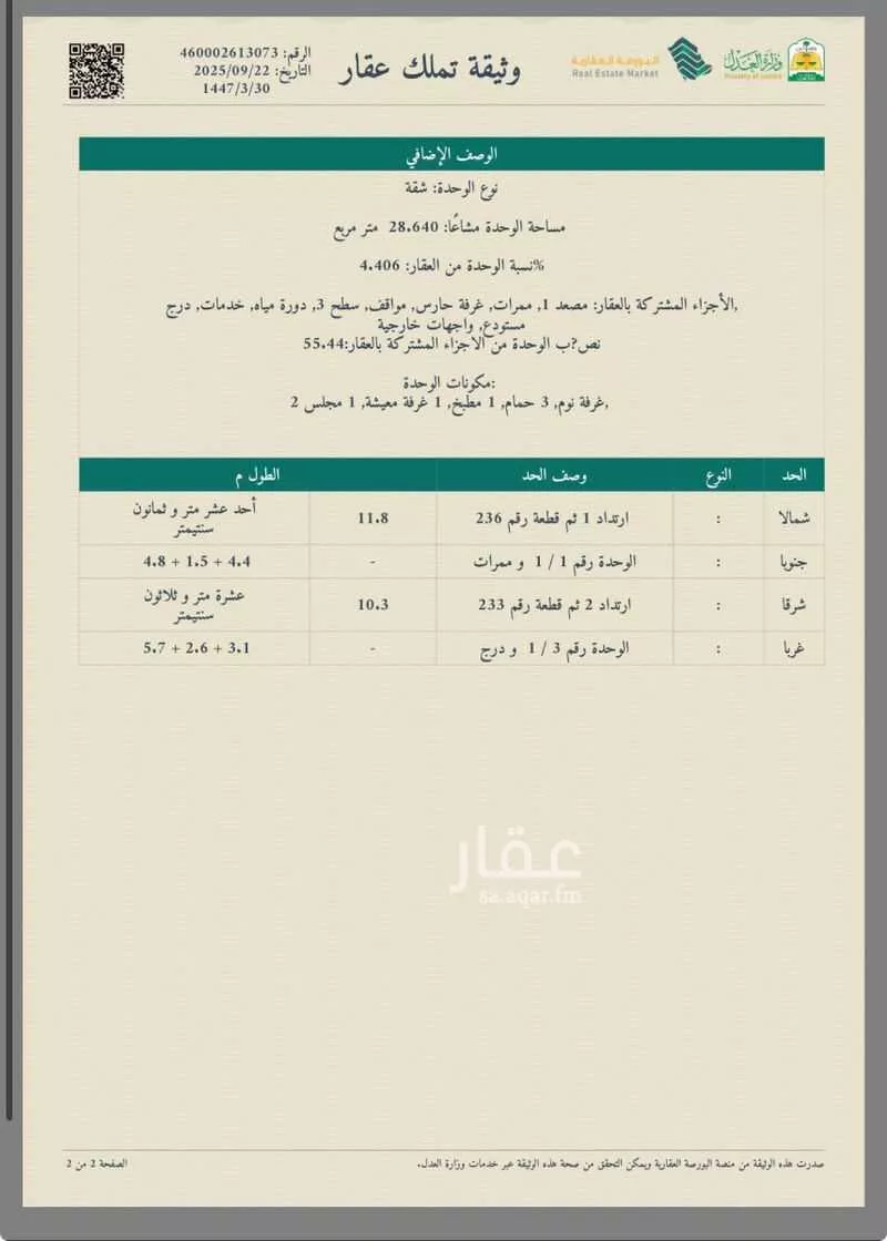 شقة للبيع في شارع عبد الرحيم الكناني ، حي الريان ، جدة ، جدة 1 صورة